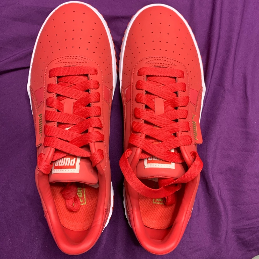 Pink Cali puma nubuck